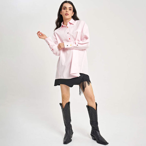 <span class="grassetto"> CAMICIA </span>Oversize Rosa